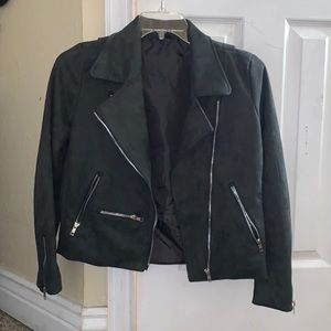 Felt biker jacket